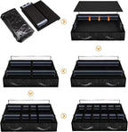 Set of 2, Under Bed Shoe Storage Organizer, Black - Image 3