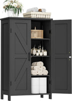 Homleke 43.3" H Farmhouse Bathroom Storage Cabinet with Adjustable Shelves by Homleke