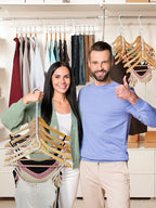 HOUSE DAY Space Saving Hangers 8 Pack, Closet Organizers and Storage | Space Saving - Image 8