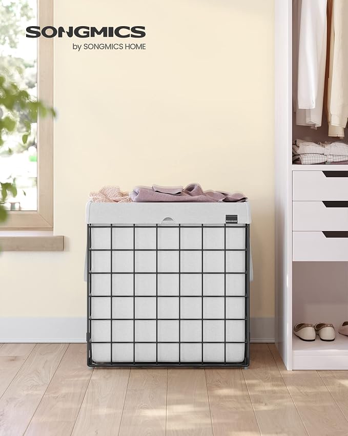 SONGMICS Laundry Hamper, Collapsible, 29 Gal. (110L) - Image 2