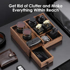 Bathroom Counter Organizer, Cologne Organizer for Men, Desk Storage - Image 5