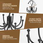 ZEDODIER Belt Hanger, Belt Rack Closet Accessories Organizer, Maximum 24 Storage Capacity, Hanging Holder Storage Hook for Belt, Bra, Tank Top, Tie, Scarf, Purse, Black - Image 5