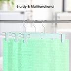 GUANJUNE Clothes Pants Hangers, Space-Saving Skirt Holders with 360 ° Swivel Hooks, Adjustable Clips, Trouser Hangers, Clothes Coat Garment Jeans Hangers (20 Pack, Green) - Image 6