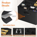 Lifewit Shoe Storage Organizer for Closet, Holder Box, 3 Pack, Black - Image 3