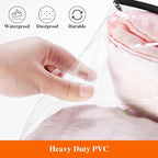 Vieshful 7 Pack Clear Clothes Storage Bags with Zipper 60L - Image 5