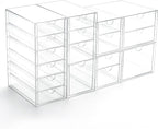 Prsildan 17 Drawers Teacher Toolbox Office Supply Organizer, Set of 4 - Image 8