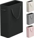 Optish 50L Slim Laundry Hamper, Small Laundry Basket With Handles, Black Narrow Laundry Basket for Dorm, Bedroom, Living Room, Collapsible Laundry Hamper by Optish