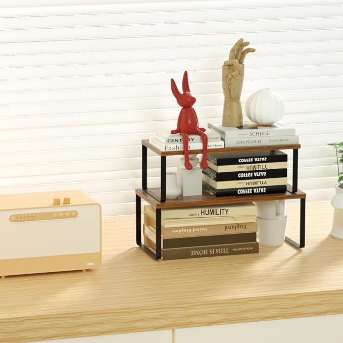 NEX Cabinet Organizer Shelf, Kitchen Counter Shelves Set of 4 - Image 7