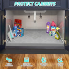 SIKADEER Waterproof Under Sink Mat 31" x 22" Kitchen Cabinet Liner Silicone - Image 5