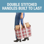 CleverMade Collapsible Tote LUXE, 30L Structured Tote Bag with Handles - Image 6