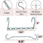 Mr. Pen- Space Saving Hangers for Clothes, 12 pcs, Pastel Horizon Colors - Image 3