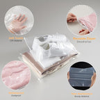 50pcs Clear Zipper Clothing Bags, 14x16 Inch Plastic Clothing Shipping Bags - Image 4