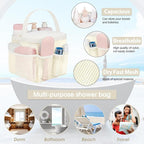 Mesh Shower Caddy Portable - 9 Pockets for College Dorm Room Essential - Image 3