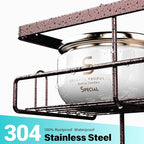 Over the Door Shower Caddy Hanging: No Drill Rustproof Shower Organizer - Image 2
