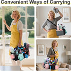Wearable Large Cleaning Caddy Bag for Housekeepers (Black&Gray) - Image 7