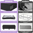 Babenest 2-Pack Under Bed Storage Organizer on 6 Wheels for Clothes - Image 7