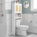 Over Toilet Storage Cabinet with Barn Door & Adjustable Shelves by GROZING