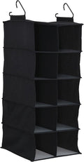 Household Essentials 10 Pocket Hanging Shoe Closet Organizer with Hooks by HouseholdEssentials