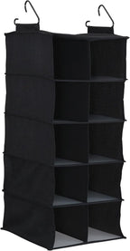 Household Essentials 10 Pocket Hanging Shoe Closet Organizer with Hooks by HouseholdEssentials
