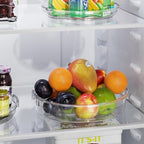 LAMU 4 Pack 12in Lazy Susan Organizer, Clear Lazy Susan Turntable for Cabinet, Refrigerator, Table Top, Kitchen, Bathroom, Pantry Organizers and Storage - Image 6