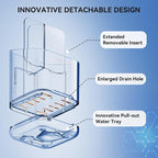 3 Slots Detachable Toothbrush Holders Wall Mounted for Bathrooms - Image 6