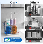 Luxspire Toothbrush Holders for Bathroom, Stainless Steel, 3 Slots, Silver - Image 6