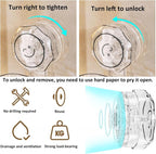2-Pack Suction Cup Shower Caddy Set, Wall Mounted Suction Rack, Bathroom Shower Shelf Basket Set with Shower Organizer and Toothbrush Holder (No Drilling Required) - Image 4