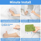 Diesisa Wall Mount Organizer, 2Pc Small Adhesive Cabinet Door Organizer - Image 4