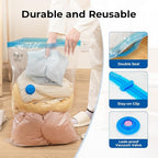 ETENWOLF 9 Combo Vacuum Storage Bags for Travel with Wireless Pump - Image 4