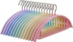 CTIME 14 Pack Metal Clothes Hangers, Non-Slip PVC, Built-in Hooks - Image 7