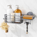 TAILI Shower Caddy Suction Cup with Hooks with Hooks, Grey Shower Holder by TAILI