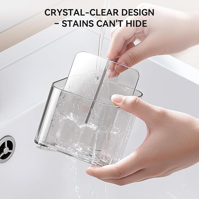 3 Slots Detachable Toothbrush Holders Wall Mounted for Bathrooms - Image 9