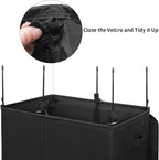 WOWLIVE 140L Double Laundry Hamper 2 Section with Lid and Removable Bags - Image 7