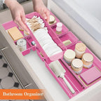 SpaceHacks 25 PCS Plastic Drawer Organizer, 4-Size Versatile Organizer Trays & storage Bins - Image 6