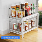 2-Tier Pull Out Cabinet Organizer, Slide Out Under Sink Organizer - Image 7