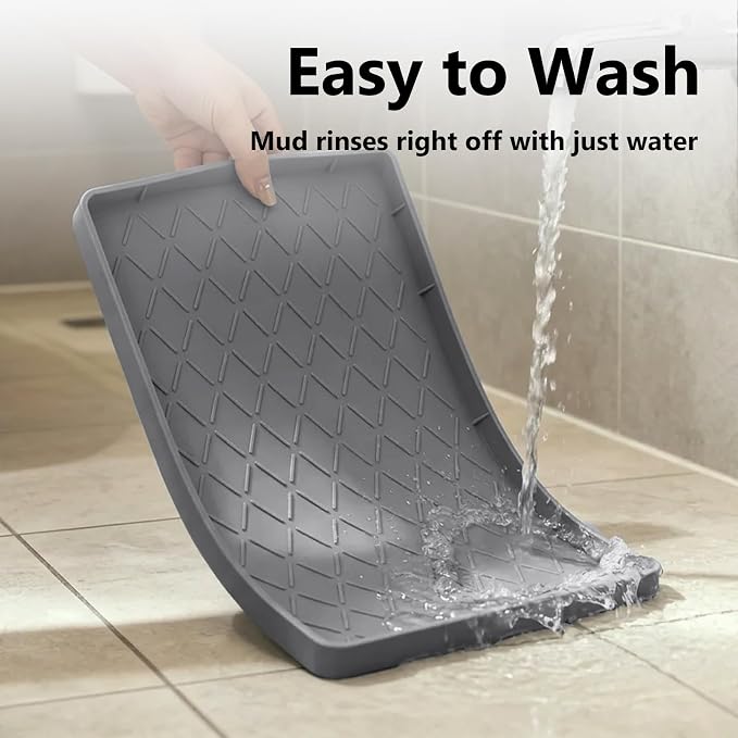 Mateeylife Under Sink Mat Kitchen Waterproof, Silicone Sink Tray 22"X34" - Image 7