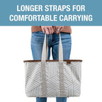 CleverMade Collapsible Tote LUXE, 30L Structured Tote Bag with Handles - Image 7