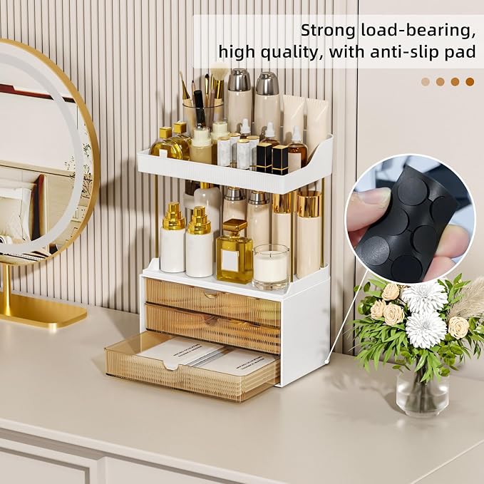 StorBin Arcylic 5-Tier Makeup & Skincare Organizer for Vanity, Bath, 2 Sets - Image 6