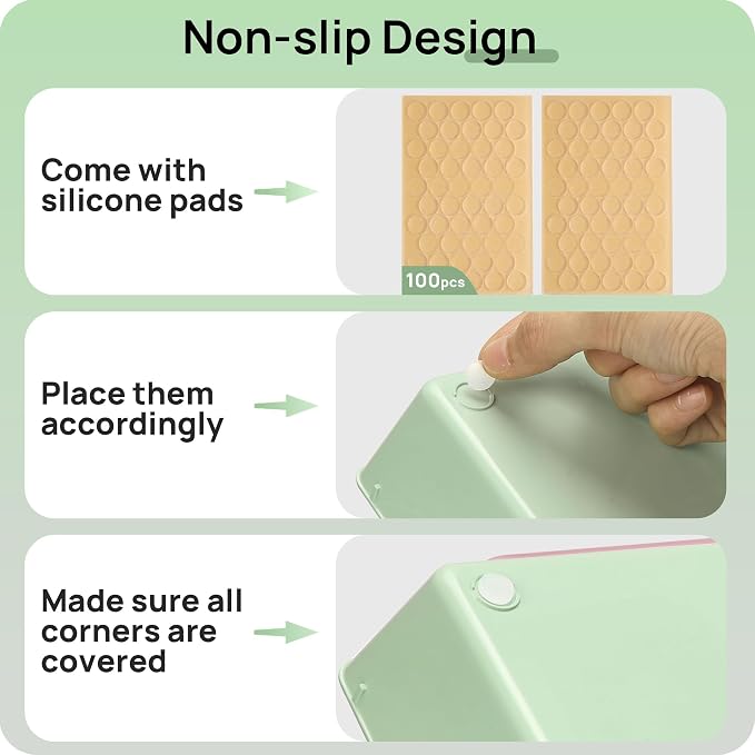 Vtopmart 25 Pack Plastic Drawer Organizers with Non-slip Rubber Pads - Image 7