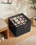 2 Pack Shoe Storage Organizer with Clear Lid for Closet Entryway ,Black - Image 4