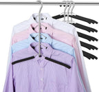 DOIOWN Blouse & Shirt Hangers - Non Slip Space Saving Stainless Steel Closet Organizer (4) by DOIOWN