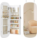 SONGMICS Jewelry Organizer, LED Jewelry Cabinet, Wall/Door Mounted by Unknown