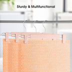 GUANJUNE Clothes Pants Hangers, Space-Saving Skirt Holders with 360 ° Swivel Hooks, Adjustable Clips, Trouser Hangers, Clothes Coat Garment Jeans Hangers (20 Pack, Pink) - Image 6