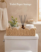Toilet Paper Storage Basket for Toilet Tank, Bathroom Organizer - Image 2