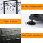 UU-Major Garden Tool Organizer,Yard Tool Rack Heavy Duty,Free Standing for Garage Corner,Garage Organization,Garage Organizers and Storage,Garden Tool Holder for Lawn,Shed,Outdoor,Metal - Image 5