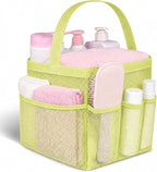 Mesh Shower Caddy Portable - 9 Pockets for College Dorm Room Essential by Attmu