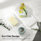2PCS White Water Absorbing Diatomite Stone Drying Soap Dish Sink Vanity Tray for Bathroom/Kitchen Counter, Sponge Holder Mat Dispenser Rack Faucet Splash Guard Caddy Organizer, 9"x3.5" - Image 7