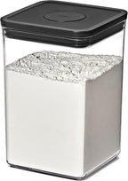 OXO Good Grips POP Container — Big Square Medium — 4.4 Qt /4.2 L — Matte Black, Organization and Storage Solution by Unknown