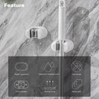 BEZOX Broom Holder, 3 PCS Wall Mount Mop Organizer Gripper, Self-adhesive Cleaning Suppliers Hanger Stands Rack for Bathroom, Kitchen, Garden, Garage Organization Storage - Image 3