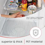 Lazy Susan for Refrigerator - 360° Turntable Refrigerator Organizer and Storage Tray for Fridge, Cabinet & Pantry - Rectangle Lazy Susan (16.5"x11.5"x1.5") - Image 6